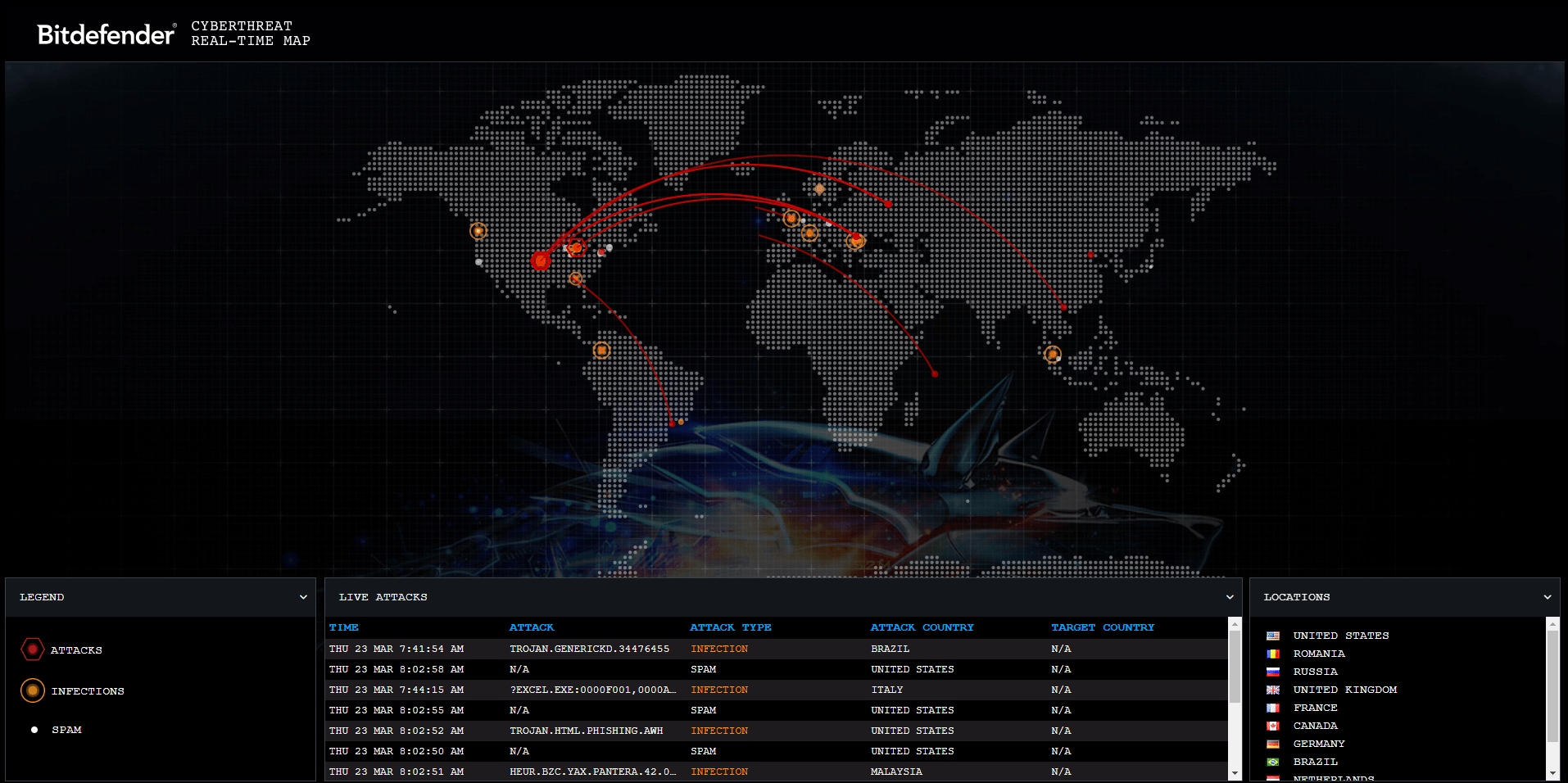 Mapas de Ataques Ciberneticos en - Screenshot 9 